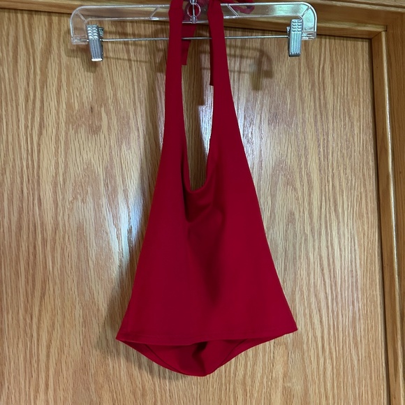 Red Halter Top - Hollister Size M - Picture 1 of 4